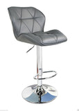 Diamond Padded Swivel PU Leather Breakfast Kitchen Bar Stools Pub Barstool
