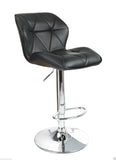 Diamond Padded Swivel PU Leather Breakfast Kitchen Bar Stools Pub Barstool