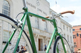 VINTAGE SINGLE SPEED FREEWHEELS BIKE FIXED GEAR / FIXIE ROAD BIKE GREEN 161