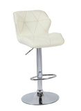 Diamond Padded Swivel PU Leather Breakfast Kitchen Bar Stools Pub Barstool
