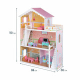 Dollhouse Wood Dollhouse Dollhouse 3 Floors