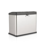Stainless steel Waste Bin Rubbish Bin 24L Dustbin Rubbish Kitchen Trash