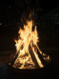 Large Round Fire Pit Bowl firepit  80cm