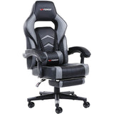 RECLINING LEATHER SPORTS RACING OFFICE DESK CHAIR GAMING