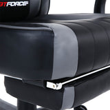 RECLINING LEATHER SPORTS RACING OFFICE DESK CHAIR GAMING