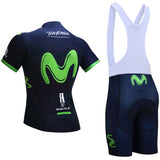 Movistar TEAM Cycling jersey gel Pad bike shorts set