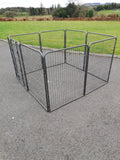 8 Panel Dog enclosure kennel  cage 80cm 100cm or 120cm Height