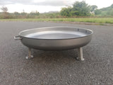 Large Round Fire Pit Bowl firepit  80cm