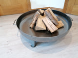 Large Round Fire Pit Bowl firepit  80cm