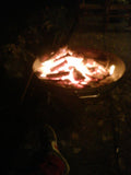 Large Round Fire Pit Bowl firepit  80cm