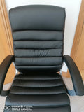 Executive Office Chair Swivel Chair with Padded armrests Black