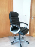 Executive Office Chair Swivel Chair with Padded armrests Black