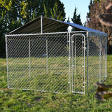 Large Dog Wire Playpen 3x3x1.83m Lockable Door, UV/Water Proof Roof