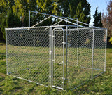 Large Dog Wire Playpen 3x3x1.83m Lockable Door, UV/Water Proof Roof