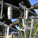 Large Dog Wire Playpen 3x3x1.83m Lockable Door, UV/Water Proof Roof