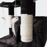 Cat Tree 170cm Black Scratching Post Climbing Tree Activity Centre