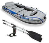 dinghy boat fishing set oars bag pump 5 man