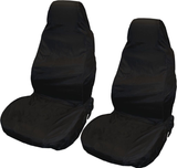 SPECIAL OFFER FRONT SEAT COVERS UNIVERSAL FIT BLACK WATERPROOF
