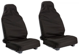 SPECIAL OFFER FRONT SEAT COVERS UNIVERSAL FIT BLACK WATERPROOF
