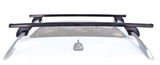 UNIVERSAL LOCKING CAR ROOF BARS BLACK FREE DELIVERY
