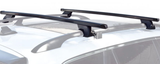 UNIVERSAL LOCKING CAR ROOF BARS BLACK FREE DELIVERY
