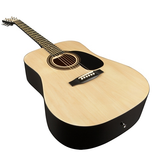 Full Size 4/4 Beginner Dreadnought Acoustic Guitar Pack Package Natural