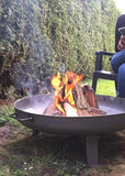 Large Round Fire Pit Bowl firepit  80cm