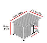Solid wooden frame Mini Dog Kennel