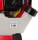 Petrol leaf vacuum cleaner 700 W with collection bag with / blowing function , solid claw and 45 L capacity 7500 rpm