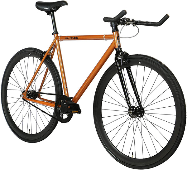 Orange sale fixie bike