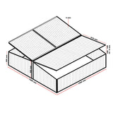 Cold Frame Greenhouse Double Aluminium Mini 100x120x40 cm