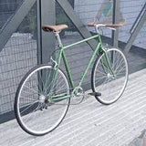 VINTAGE SINGLE SPEED FREEWHEELS BIKE FIXED GEAR / FIXIE ROAD BIKE GREEN 161