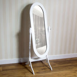 Cheval Mirror Floor Free Standing Full Length Bedroom Wooden