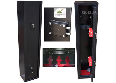 EXTRA TALL 1450MM 3 GUN CABINET, SHOTGUN, RIFLE SAFE