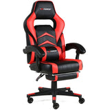 RECLINING LEATHER SPORTS RACING OFFICE DESK CHAIR GAMING