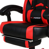 RECLINING LEATHER SPORTS RACING OFFICE DESK CHAIR GAMING