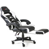 RECLINING LEATHER SPORTS RACING OFFICE DESK CHAIR GAMING