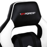 RECLINING LEATHER SPORTS RACING OFFICE DESK CHAIR GAMING
