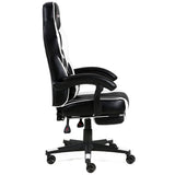 RECLINING LEATHER SPORTS RACING OFFICE DESK CHAIR GAMING