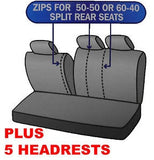 Leather look car seat covers