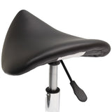 Salon beauty therapy saddle stool