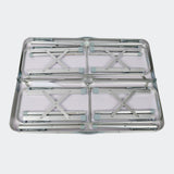 Handy Folding Camping  Picnic Table of Alu. w/ 2 Benches  90x66x70cm