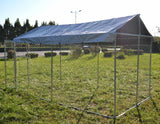 Large Dog Wire Playpen 4x2.3x1.83m Lockable Door, UV/Water Proof Roof