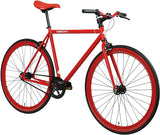 RED Hi-Tensile Steel Frame, Fixed Gear, Single Speed, Urban Commuter