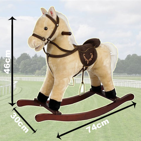 Rocking Horse Kids Toy Play Moving Mouth Sounds