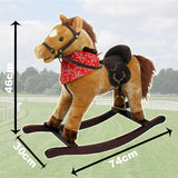 Rocking Horse Kids Toy Play Moving Mouth Sounds