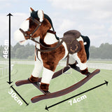 Rocking Horse Kids Toy Play Moving Mouth Sounds