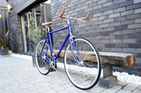 VINTAGE SINGLE SPEED FREEWHEELS BIKE FIXED GEAR / FIXIE ROAD BIKE BLUE