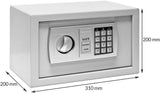 Safe with Electronic Combination Lock 31 x 20 x 20 cm – LED – Double Steel Bolts