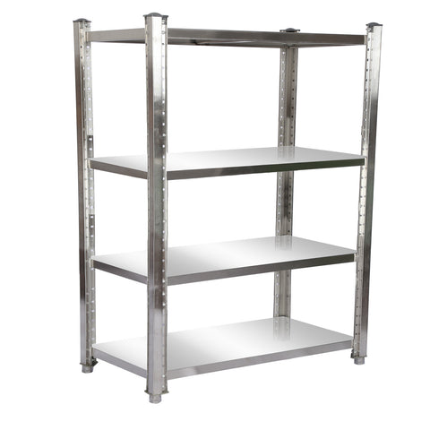 Stainless Steel Shelf 150x50x155cm with 4 Boards for Restaurants